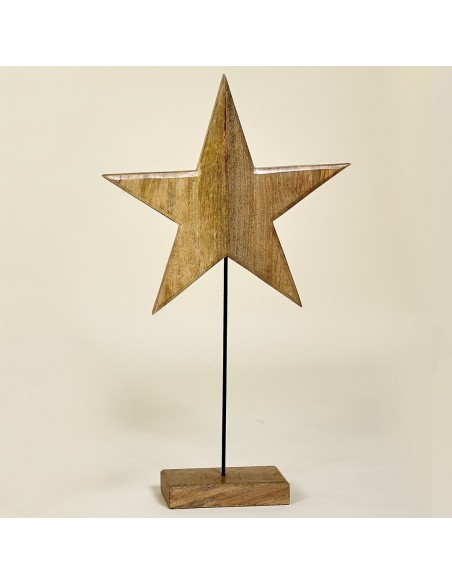 Peana ESTRELLA 90cm madera