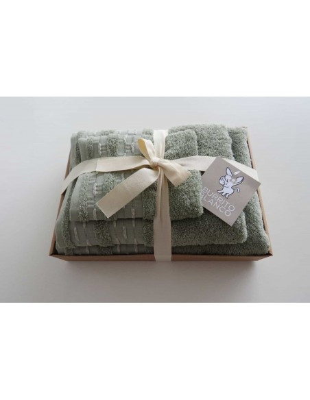 Juego de toallas 3 piezas 206