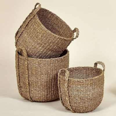 Cesta CORSO pequeña - Almacenamiento rústico y decorativo