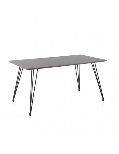 Mesa comedor MELAMINA cemento