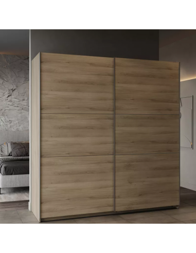 Armario 2p corr GHOST 150cm roble