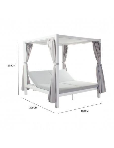 Cama BALINESA blanca