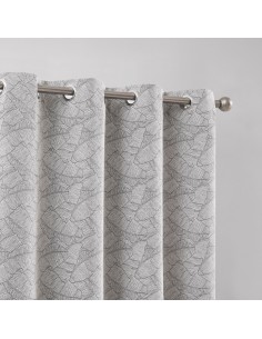 Cortina CHENILLA blackout - Gris 2