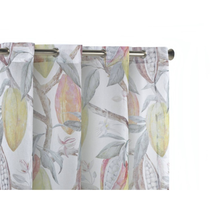 Visillo COCOA dos hojas - Estampado decorativo para cocina
