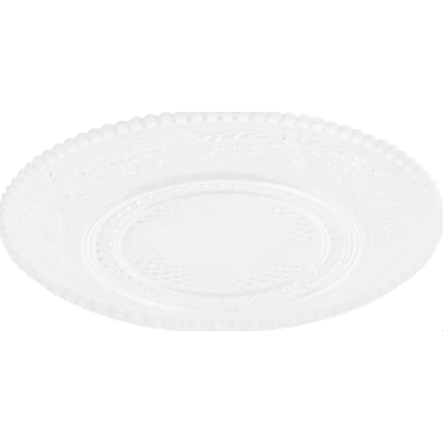 Plato RONDO 15 cm - Vidrio grabado para postres elegantes