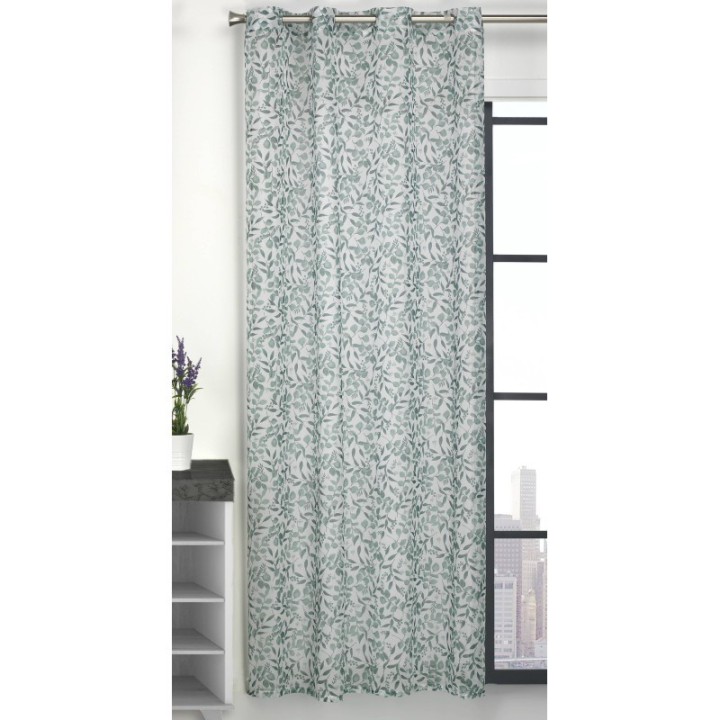 Visillo Puerta 150x225cm - Estampado Floral Decorativo