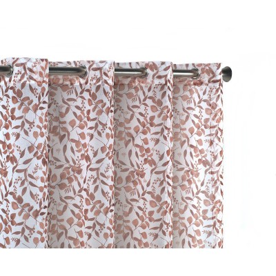 Visillo Puerta 150x225cm - Estampado Floral Decorativo