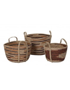 Set 3 cestas NATURAL 2