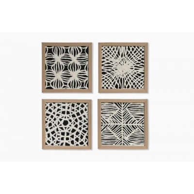Set 4 Cuadros MACHE 864 - Diseño Moderno y Colores Vibrantes