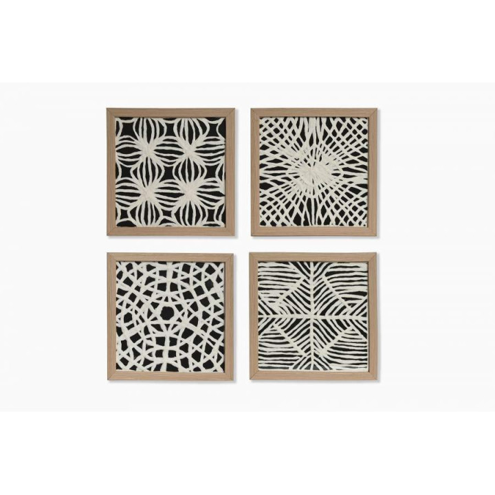 Set 4 Cuadros MACHE 864 - Diseño Moderno y Colores Vibrantes
