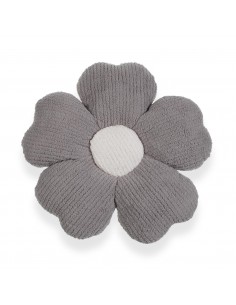 Cojín FLOR gris