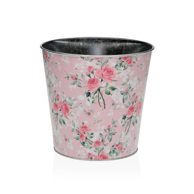 Maceta ROSA CON FLORES XL