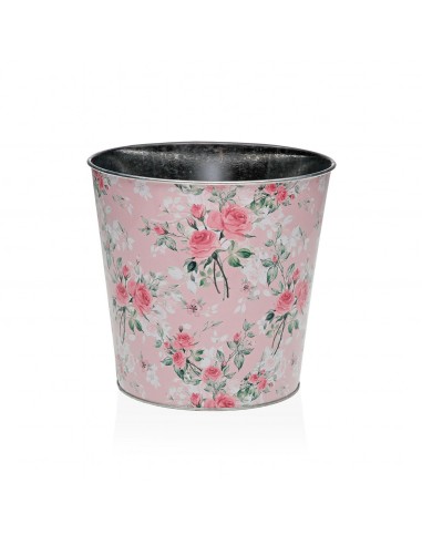Maceta ROSA CON FLORES XL