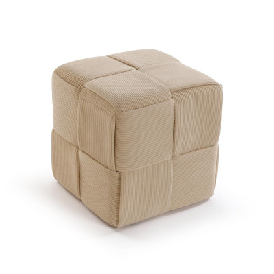 Puf CORDUROY crema