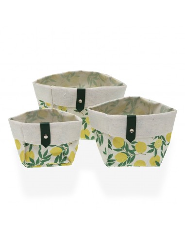 Set 3 cestas LEMONS