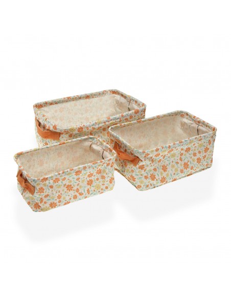 Set 3 cestas rectangular CLIVIA