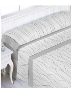 Juego de sábanas KYRAM - Gris