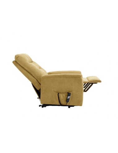 Sillón ARGOS relax eléctrico mostaza