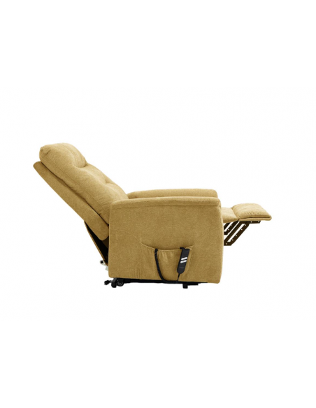 Sillón ARGOS relax eléctrico mostaza