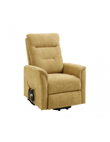 Sillón ARGOS relax eléctrico mostaza