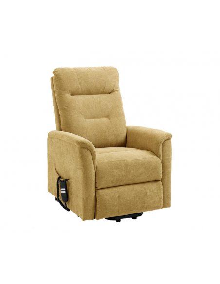 Sillón ARGOS relax eléctrico mostaza