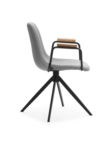 Silla giratoria TALI gris claro