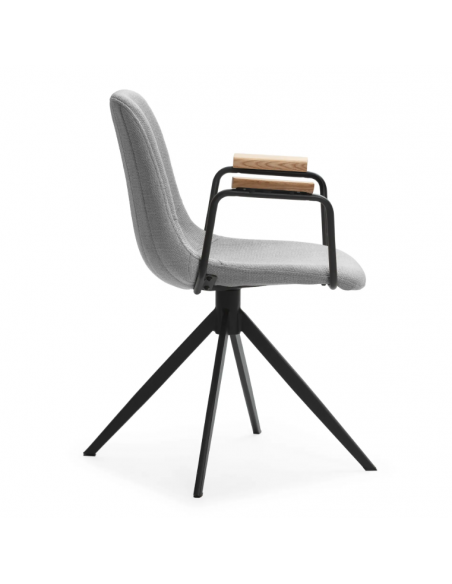 Silla giratoria TALI gris claro