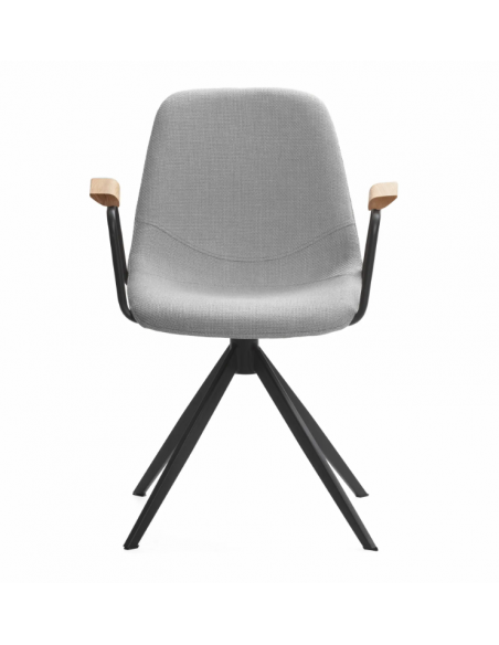 Silla giratoria TALI gris claro