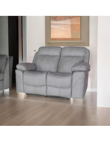 Sillón relax manual NFIS 2 plazas gris