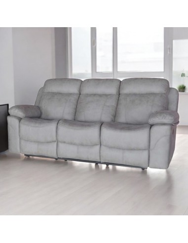 Sillón relax NFIS 3 plazas gris