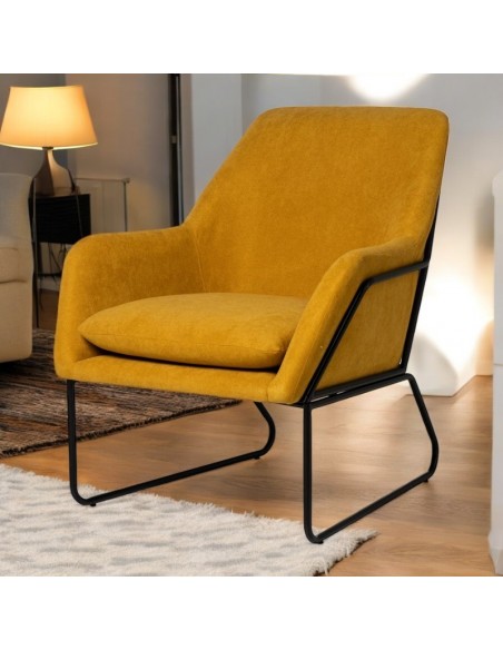 Butaca BUDAPEST mostaza