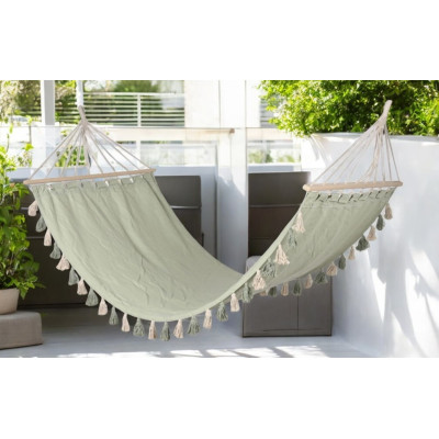 Hamaca Colgante Verde - Comodidad y Estilo Elegante