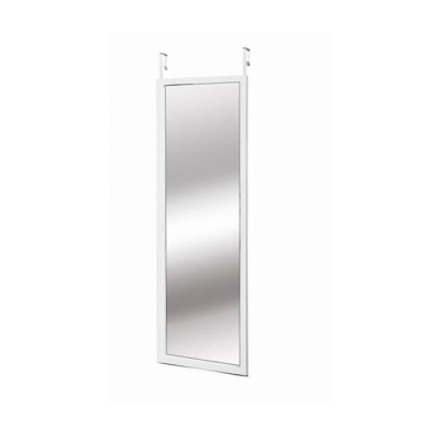 Espejo Puerta 120x30 cm Blanco Madera - Ahorra Espacio
