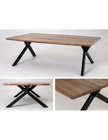 Mesa sofá INDUSTRIAL 120cm