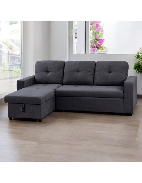 Rinconera cama CLONY gris