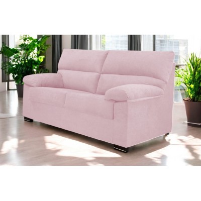 Sofá 2 Plazas LANDY Rosa - Confort y Estilo Desenfundable