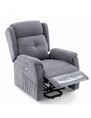 Sillón relax X132 levantapersonas gris