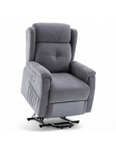 Sillón relax X132 levantapersonas gris
