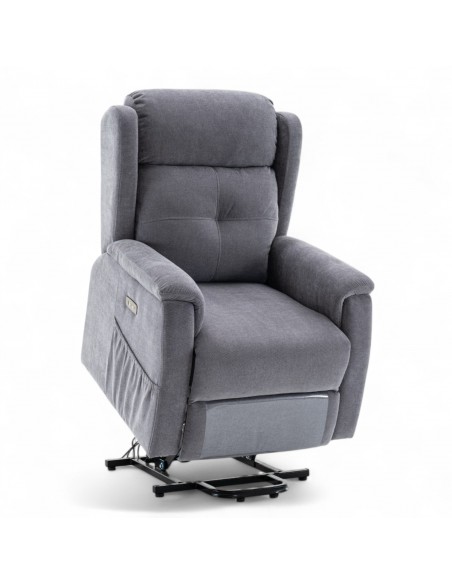 Sillón relax X132 levantapersonas gris