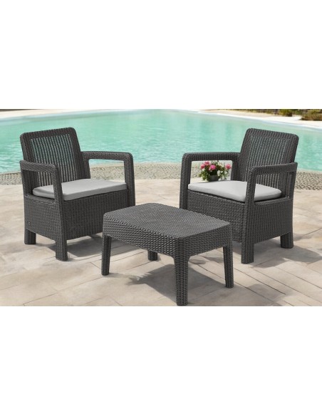 Mesa y 2 sillones TBALCONY