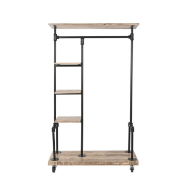 Recibidor MANGO metal con ruedas - Estilo industrial y calidez