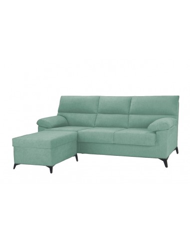 Chaise longue puff LANDY verde reversible