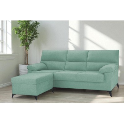Chaise Longue Puff LANDY Verde Reversible - Relax Total