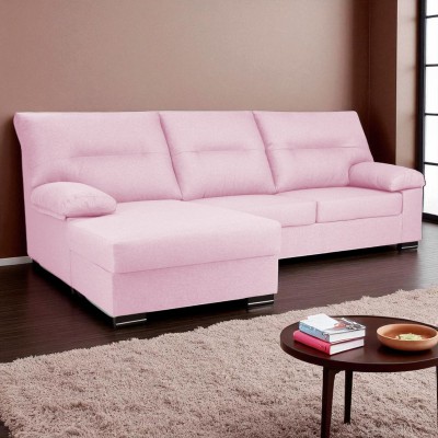 Chaiselongue GÉNOVA rosa reversible - Estilo y Versatilidad