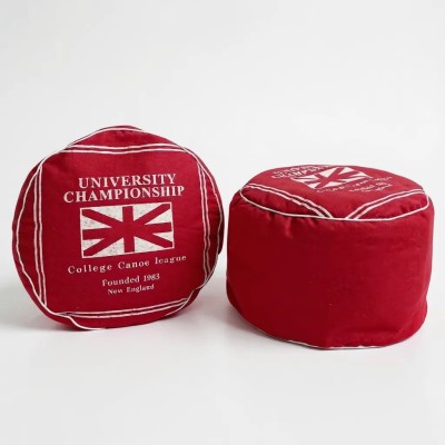 Puff STOOL Rojo - Estilo Universitario y Versátil