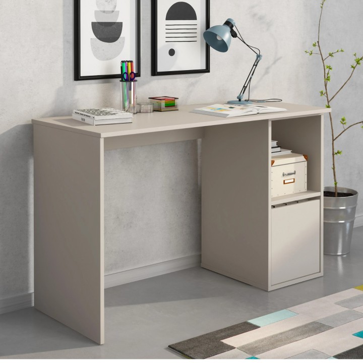 Mesa estudio AURA 1p beige