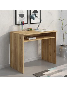 Mesa estudio AURA estante mauvella