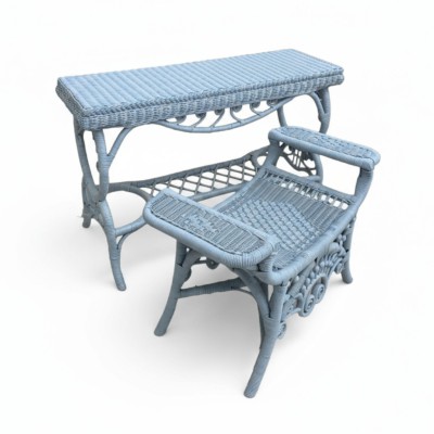 Consola MERZARIO azul - Elegante diseño moderno