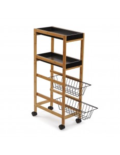 Carro CESTAS negro 2