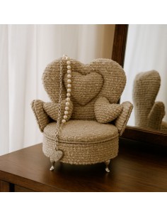 Joyero SILLON gris claro